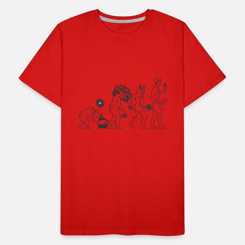 Musique évolution T-shirt bio Premium Homme