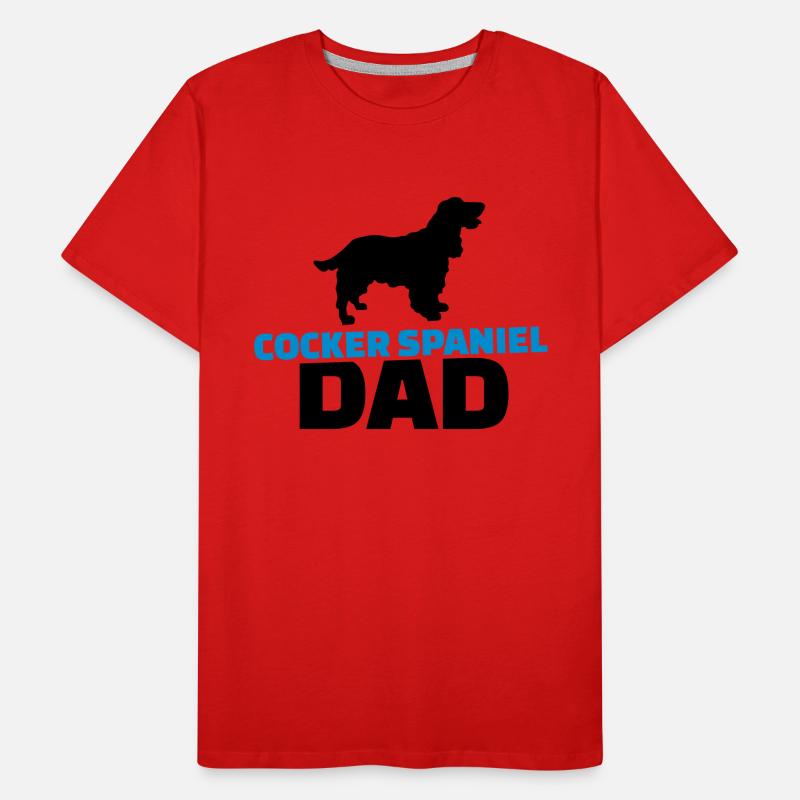 Cocker Spaniel Dad Men's Premium Organic T-Shirt
