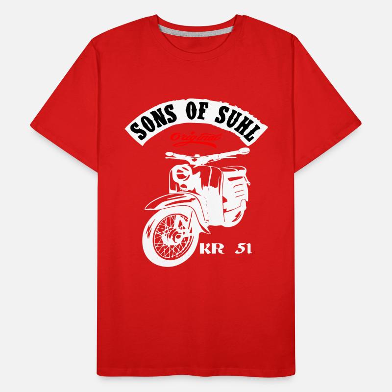 Simson Schwalbe Moped KR 51 Männer Premium Bio T-Shirt