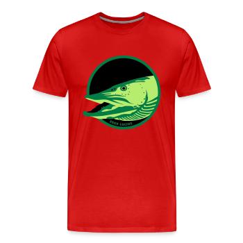 Pique - T-shirt bio Premium Homme - rouge - Devant - Damien (186cm)