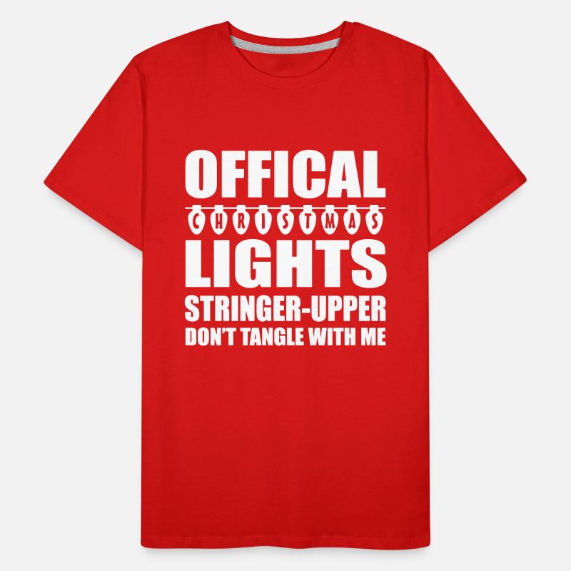 Official Christmas Lights Men's Premium Organic T-Shirt