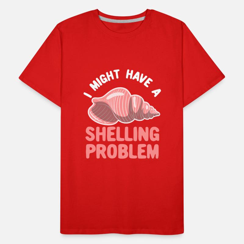 Shelling Collector Shelling Problem Men's Premium Organic T-Shirt
