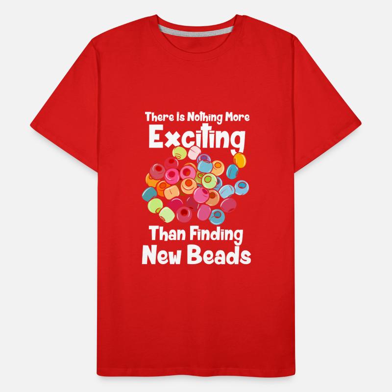 Enthusiasm for new beadwork beadwork Men's Premium Organic T-Shirt
