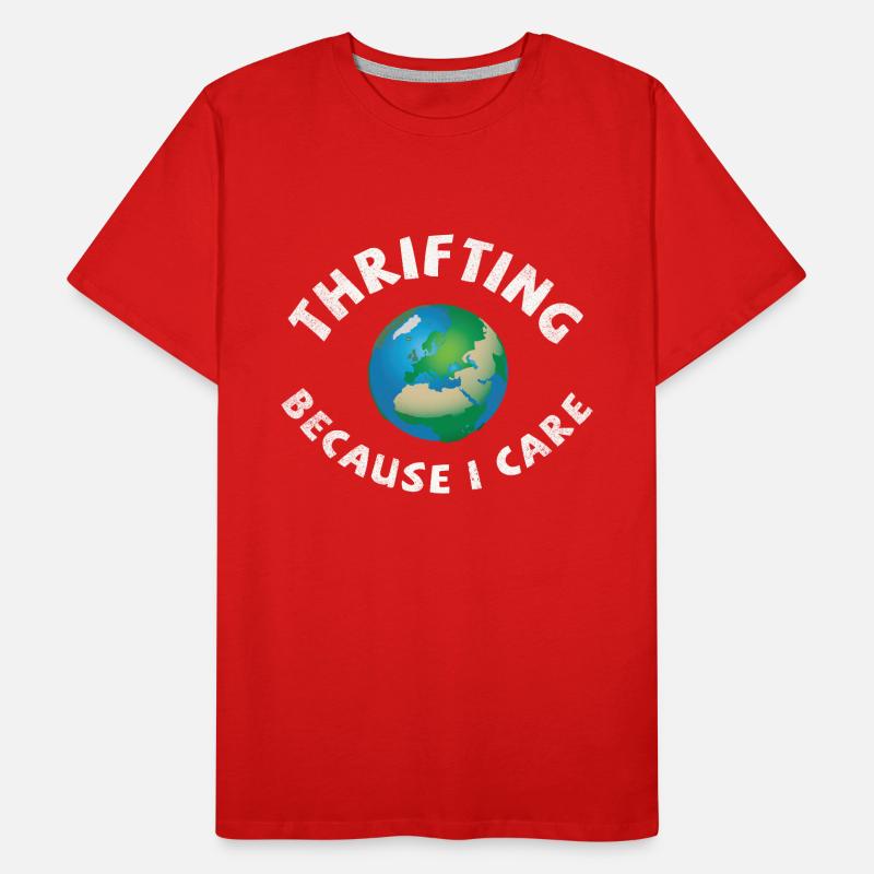 Thripting. Parce que je m’en soucie. T-shirt bio Premium Homme