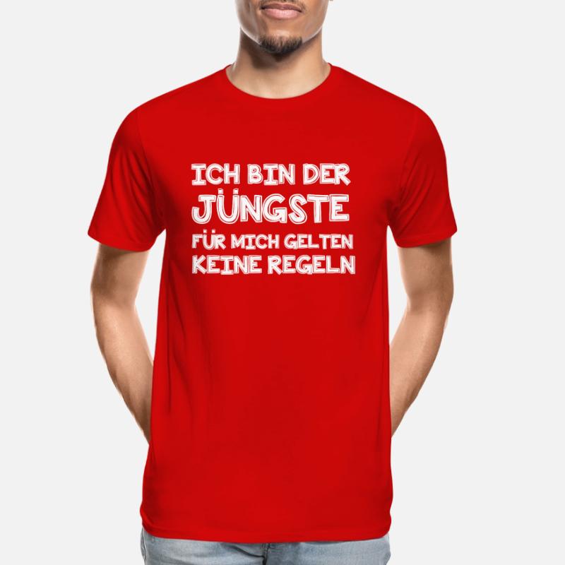 Ich bin der Jüngste Männer Premium Bio T-Shirt