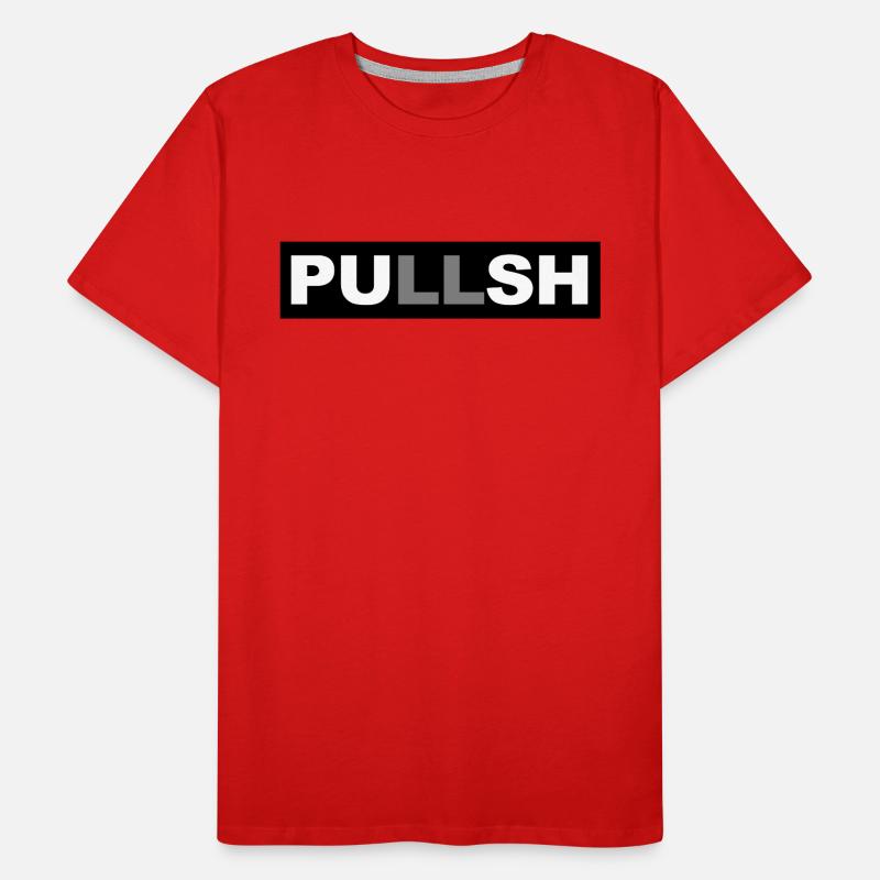 Pullsh - Push and Pull - Cleveres Design Männer Premium Bio T-Shirt