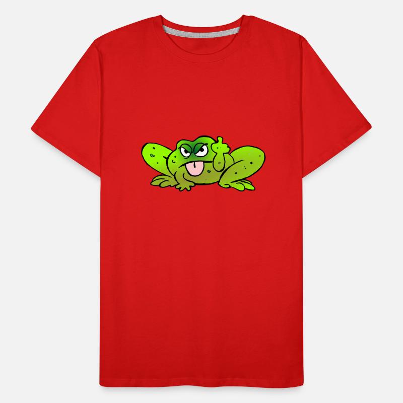 Toad pulls the tongue Men's Premium Organic T-Shirt