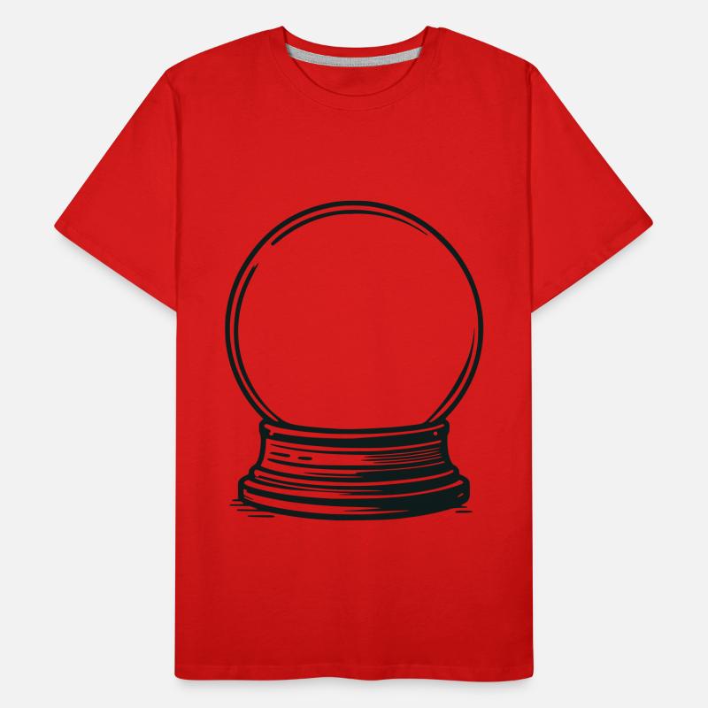 Snow globe empty Men's Premium Organic T-Shirt