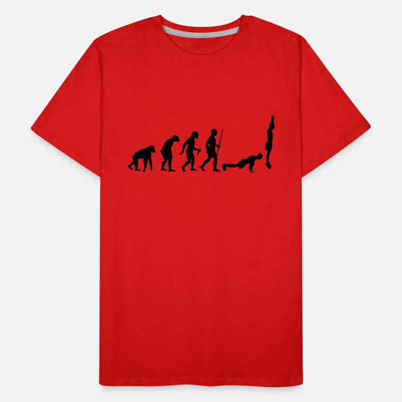 Evolution Burpee Men's Premium Organic T-Shirt