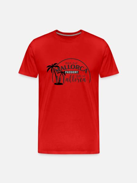 Mallorca - Männer Premium Bio T-Shirt - Rot