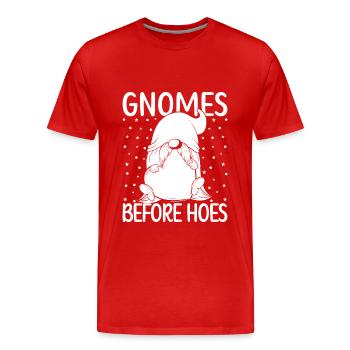 Gnome Costume Hommes Gnomes Avant Houes Gnome - T-shirt bio Premium Homme - rouge - Devant - Damien (186cm)