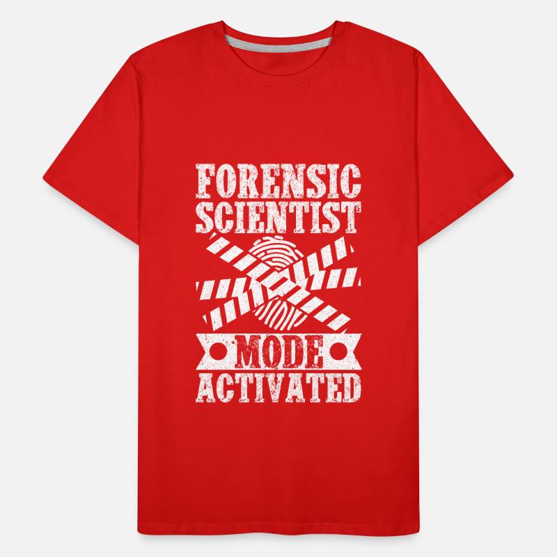 Forensic Analyst Mode Activated Squad Crime Lab Männer Premium Bio T-Shirt
