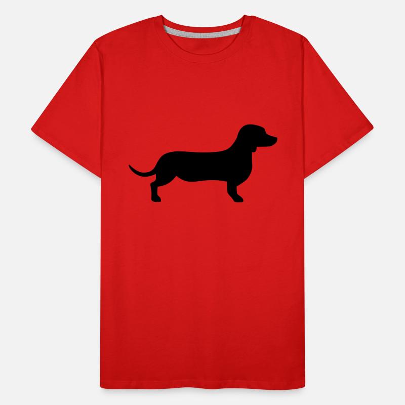 Teckel T-shirt bio Premium Homme