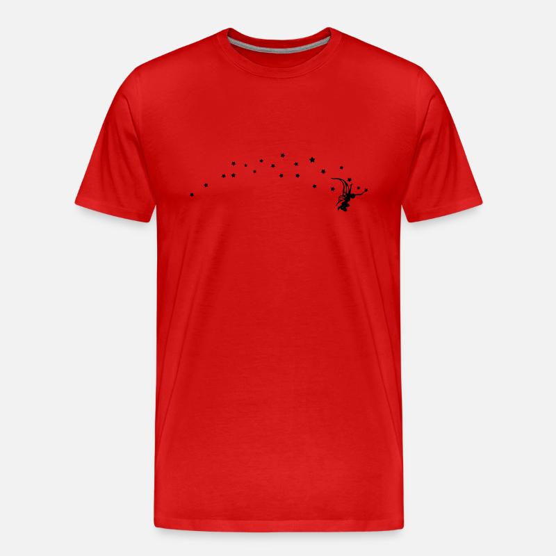 elfe - Männer Premium Bio T-Shirt - Rot