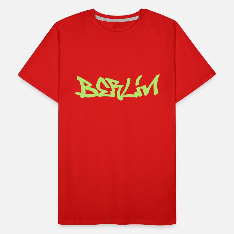 Berlin Graffiti Men's Premium Organic T-Shirt