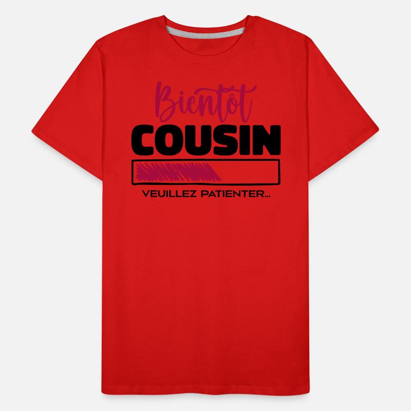 soon cousin please wait Men's Premium Organic T-Shirt