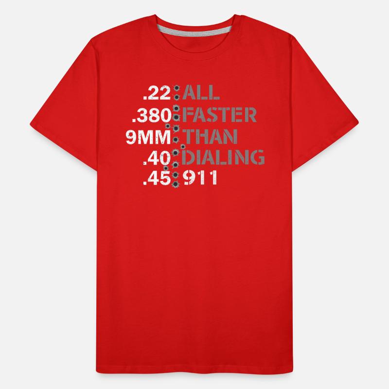 Tout cela plus rapide que la numérotation T-shirt bio Premium Homme