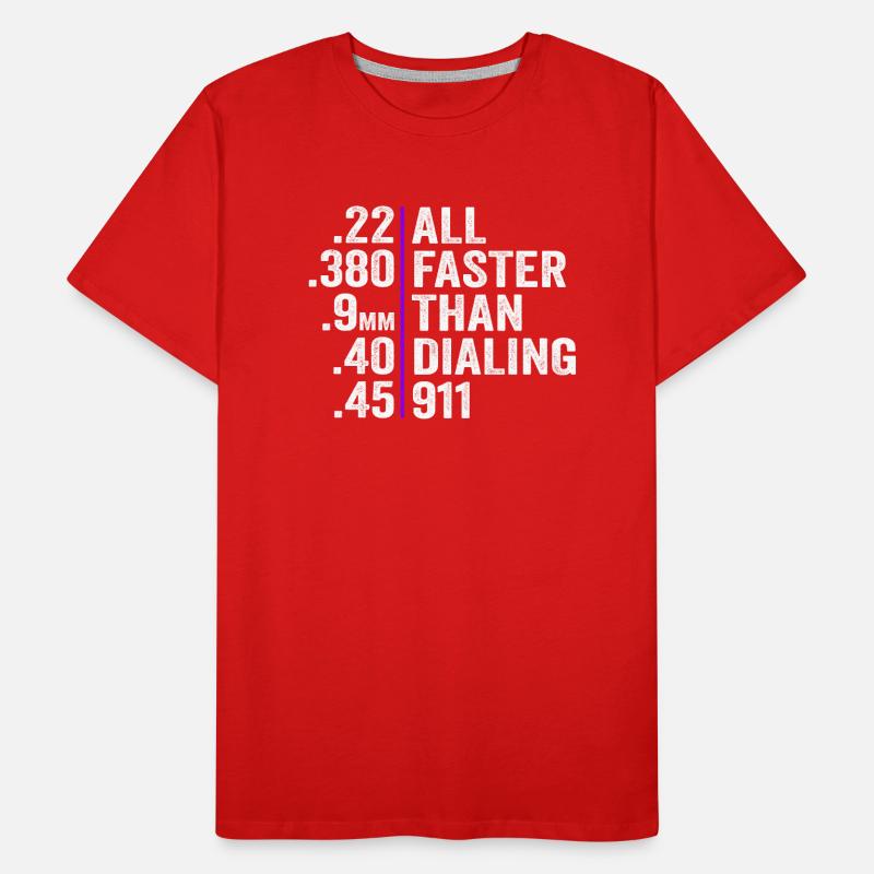 Tout cela plus rapide que la numérotation T-shirt bio Premium Homme