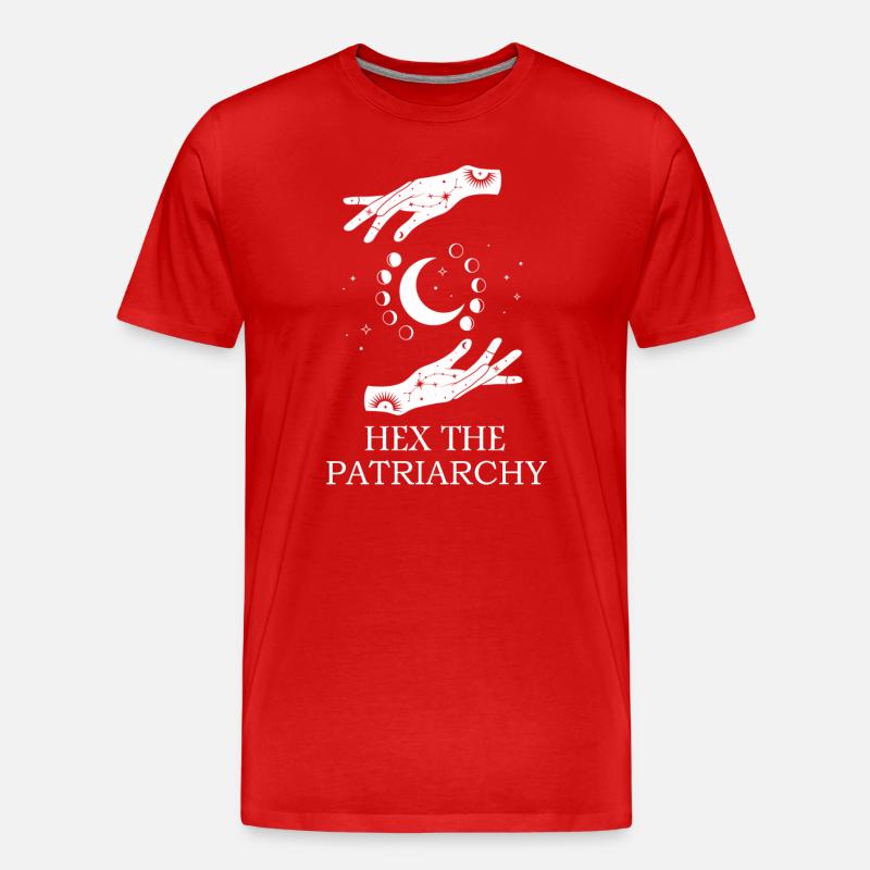 Hex The Patriarchy - Männer Premium Bio T-Shirt - Rot