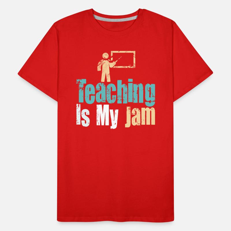 Enseigner est mon appréciation de l’enseignant de l’école Jam T-shirt bio Premium Homme
