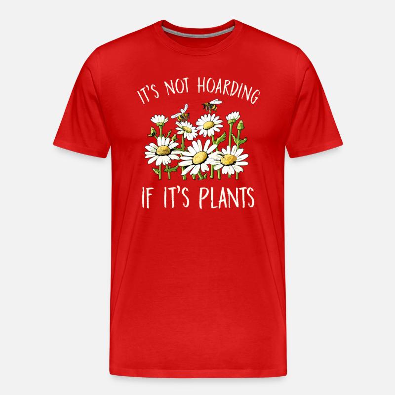 Margeriten Gänseblümchen Sommer Gänseblümchen Blumengarten - Männer Premium Bio T-Shirt - Rot