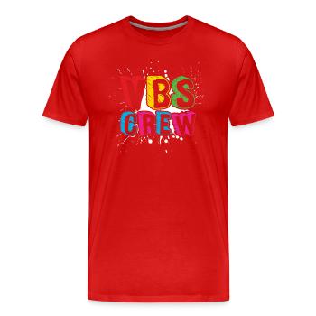 VBS-Besatzung - Männer Premium Bio T-Shirt - Rot - Vorne - Damien (186cm)
