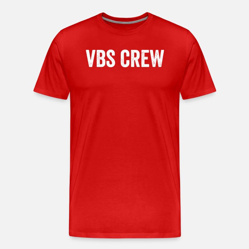 VBS-Besatzung - Männer Premium Bio T-Shirt - Rot