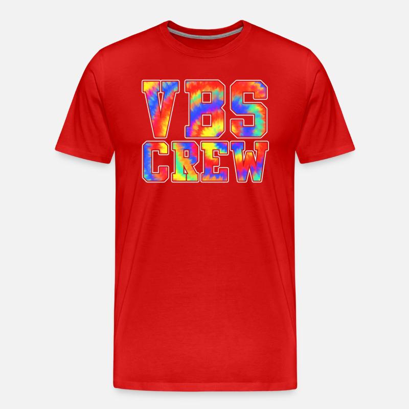 VBS-Besatzung - Männer Premium Bio T-Shirt - Rot