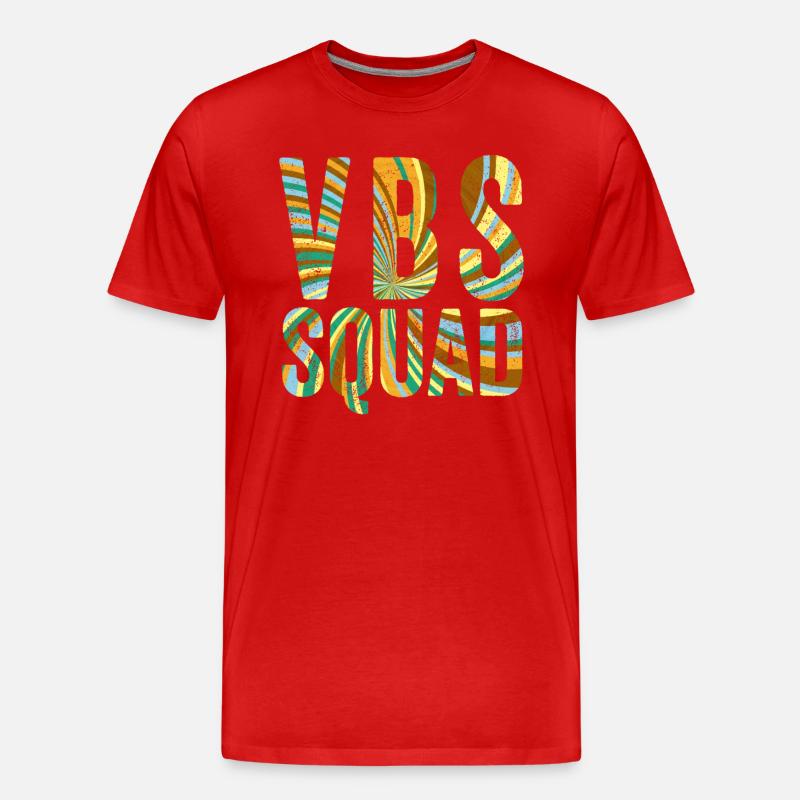VBS Squad Bibel Shool - Männer Premium Bio T-Shirt - Rot