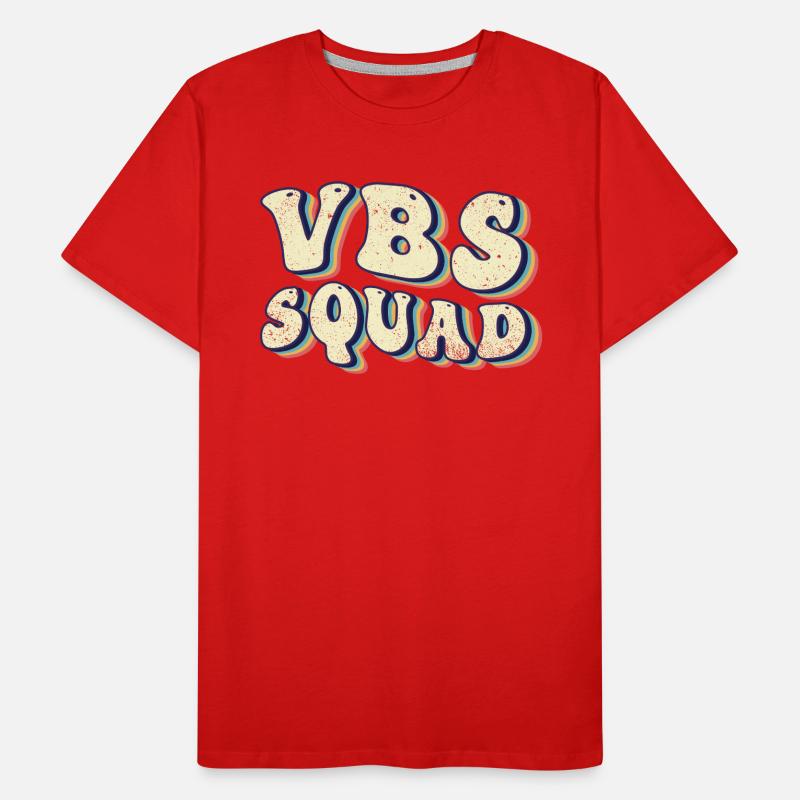 VBS Squad Bible Shool T-shirt bio Premium Homme