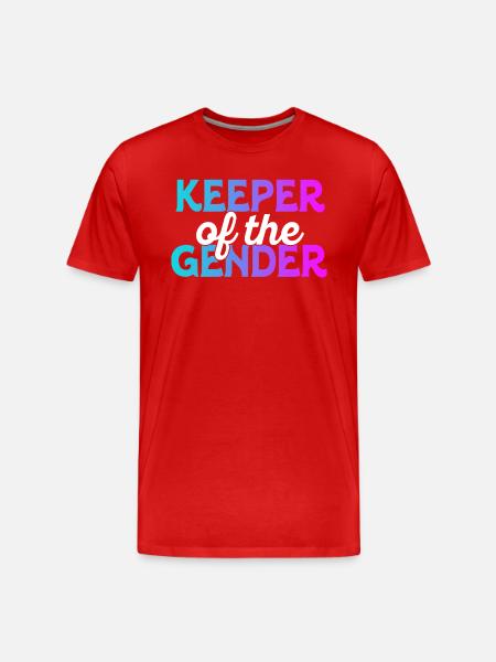 Hüter des Geschlechts - Männer Premium Bio T-Shirt - Rot