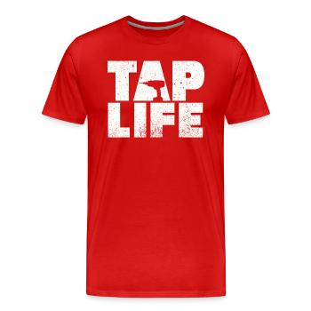 Maple Tapper Syrup Men Women Autumn - Men's Premium Organic T-Shirt - red - Front - Damien (186cm)