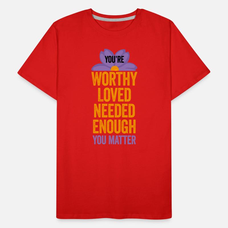 Dépression et conscience bipolaire : T-shirt bio Premium Homme
