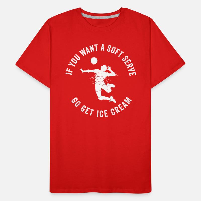 Si vous voulez une portion molle, procurez-vous de la crème glacée T-shirt bio Premium Homme