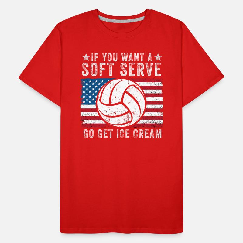Wenn Sie eine Softportion wollen, besorgen Sie sich Eis Männer Premium Bio T-Shirt