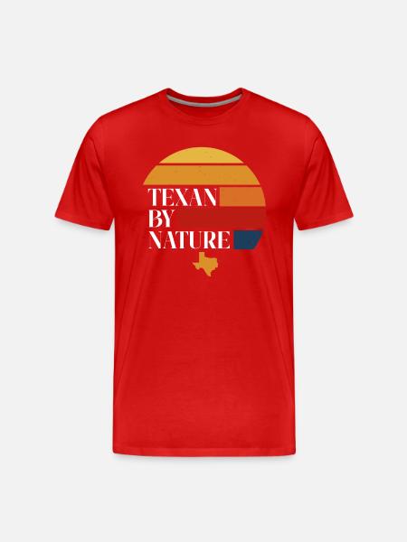 Wildflower Fields Wildflowers Bluebonnet - Men's Premium Organic T-Shirt - red