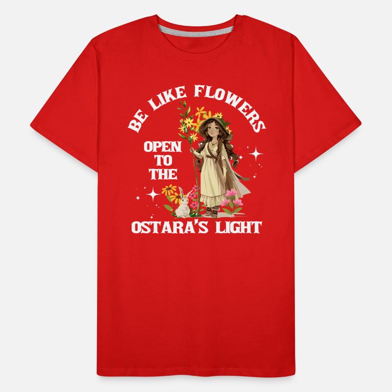 Ostara Witch Moon Eostre Spring Eastern Men's Premium Organic T-Shirt