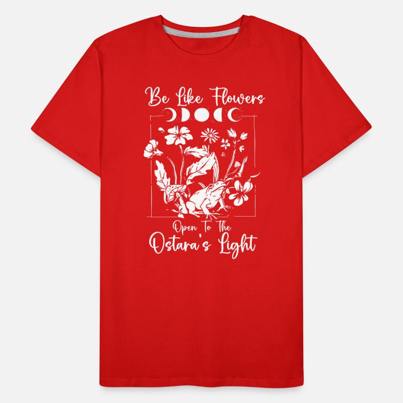 Ostara Witch Moon Eostre Spring Eastern Men's Premium Organic T-Shirt