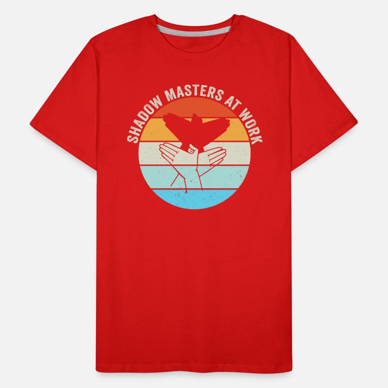 Shadow Masters At Work Puppet Shows Men's Premium Organic T-Shirt