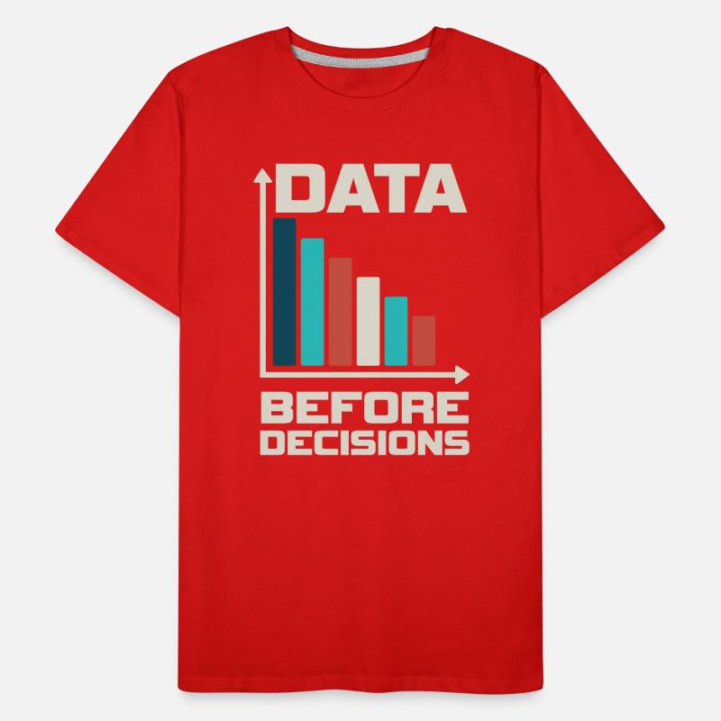 Daten vor Entscheidungsdaten oder nicht Männer Premium Bio T-Shirt