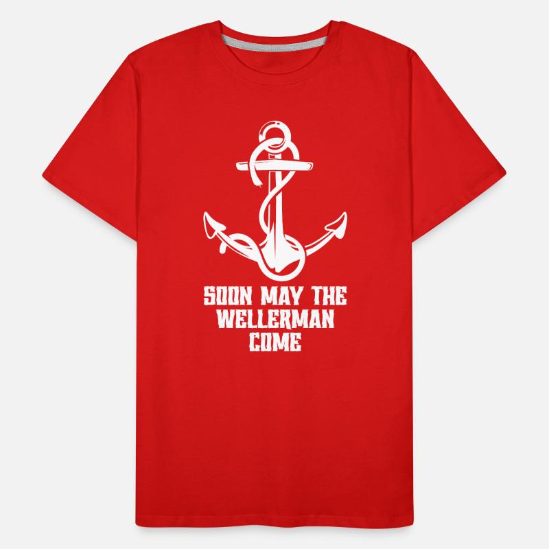 Sailor Meme Pirate Ship Ocean Sailing Men's Premium Organic T-Shirt