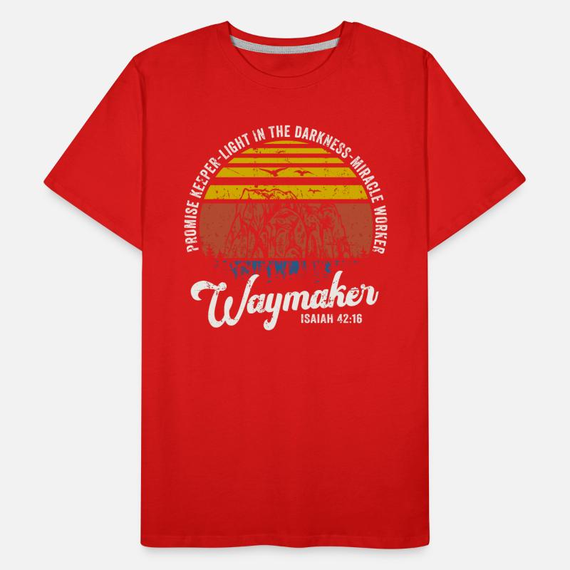 Wegweiser, Versprechenshüter, Wundertäter Männer Premium Bio T-Shirt