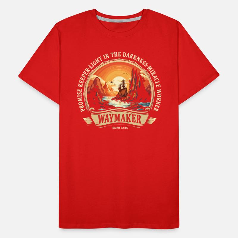 Wegweiser, Versprechenshüter, Wundertäter Männer Premium Bio T-Shirt