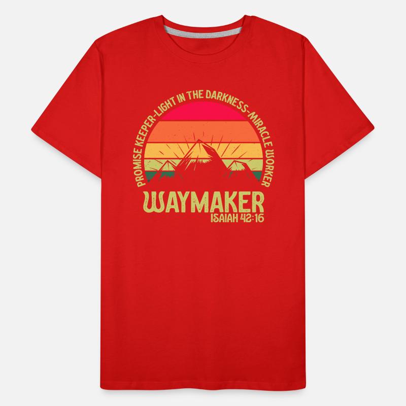 Wegweiser, Versprechenshüter, Wundertäter Männer Premium Bio T-Shirt