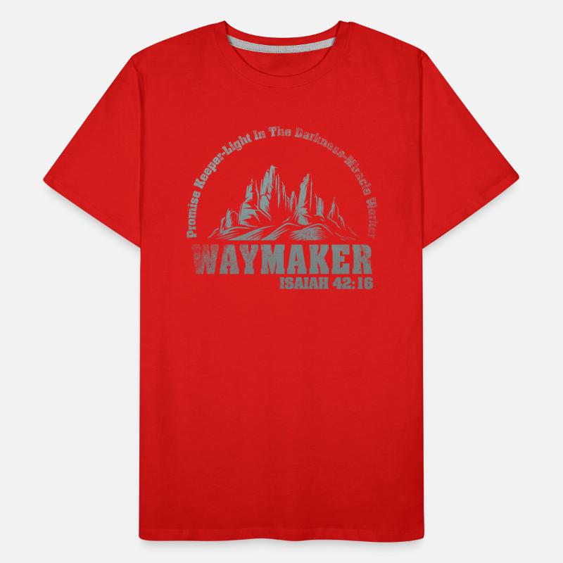 Wegweiser, Versprechenshüter, Wundertäter Männer Premium Bio T-Shirt