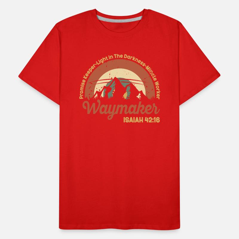 Wegweiser, Versprechenshüter, Wundertäter Männer Premium Bio T-Shirt