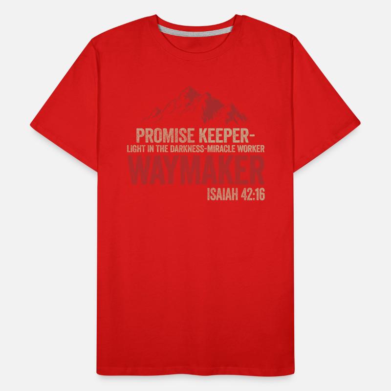 Wegweiser, Versprechenshüter, Wundertäter Männer Premium Bio T-Shirt