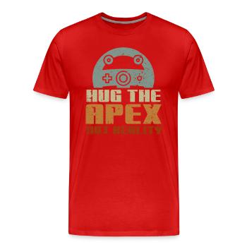 Simracer Esports Enthusiast Sim Racing - Men's Premium Organic T-Shirt - red - Front - Damien (186cm)