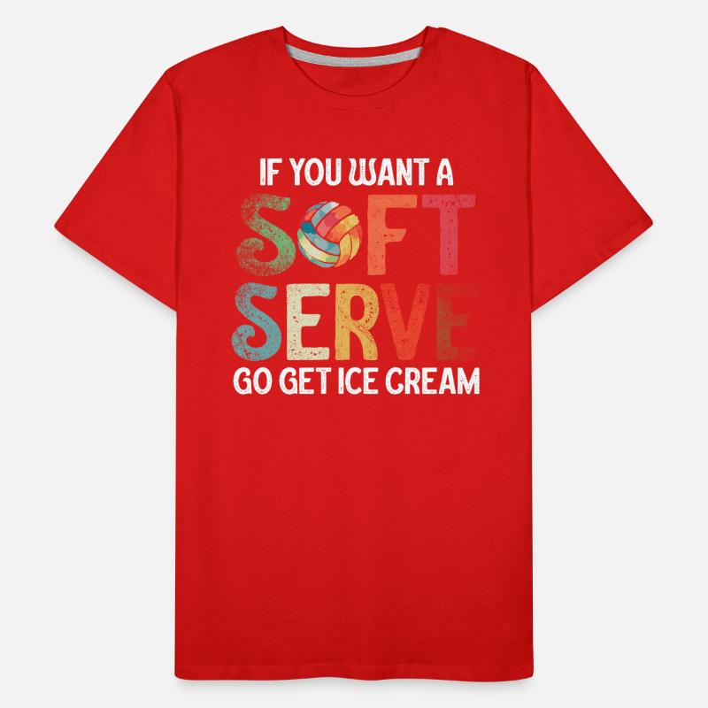 Si vous voulez une crème glacée molle T-shirt bio Premium Homme