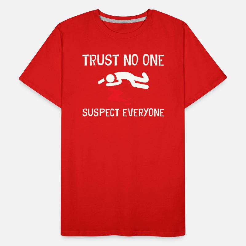 Murder Mystery Dinner Fun Night Men's Premium Organic T-Shirt